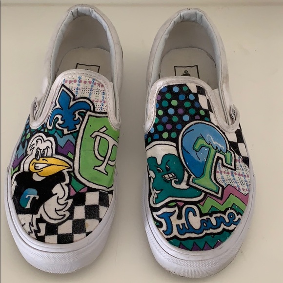 Van’s Shoes - Custom Tulane Van’s